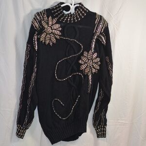 Vintage Bonnie Boerer & Co Beaded/Sweater